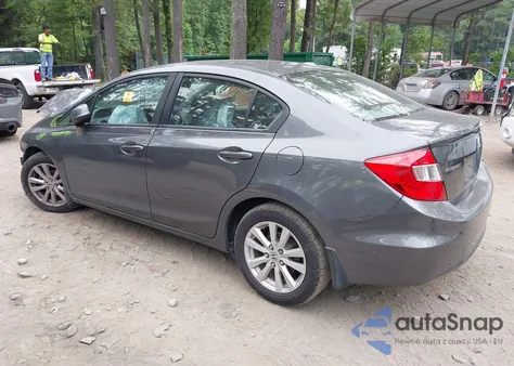 2012 Honda Civic Ex-L from USA, damaged, VIN 2HGFB2F92CH551831